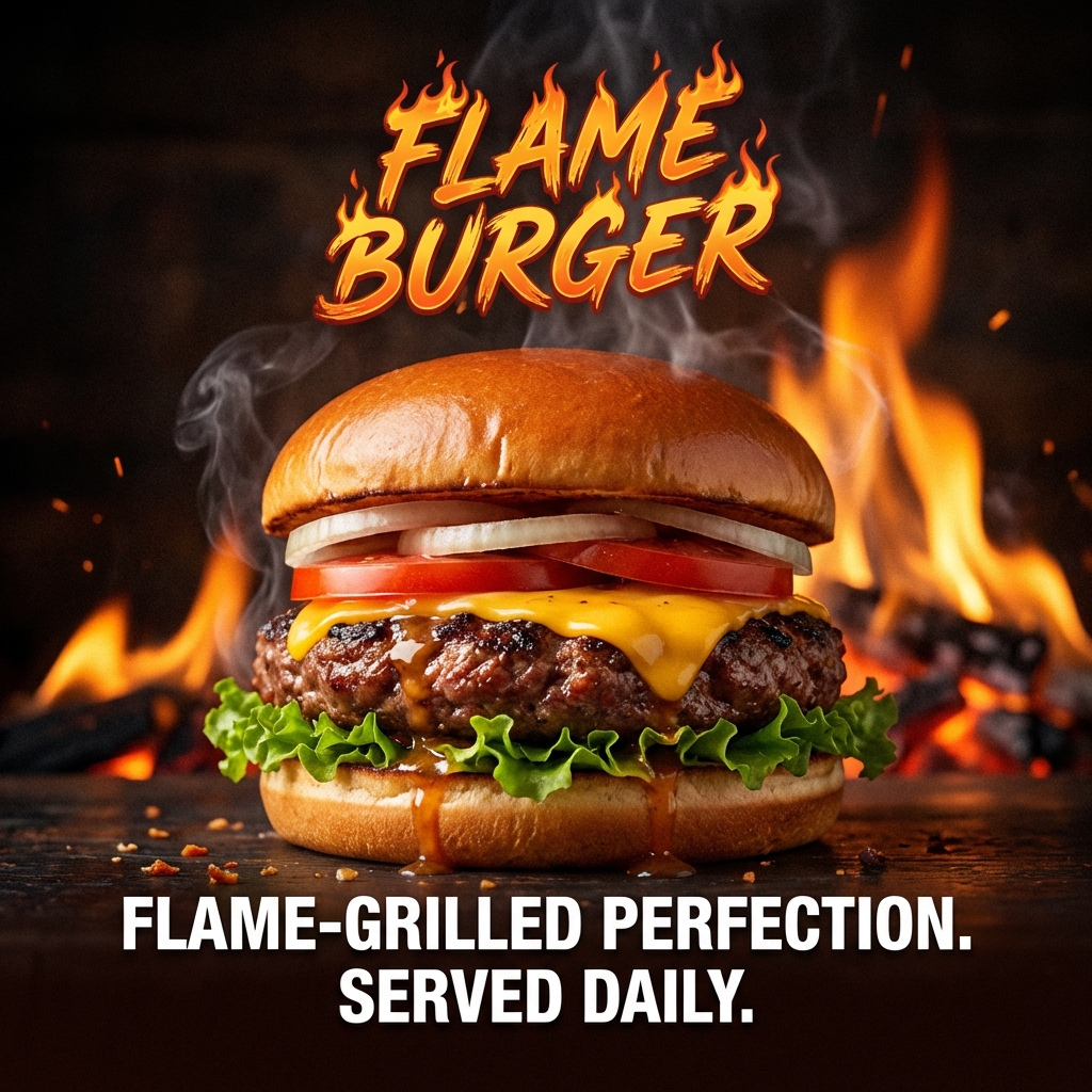 Flame Burger